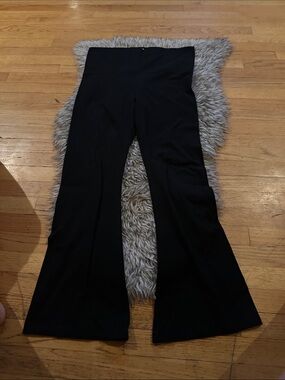 PINK Victoria's Secret Black Flare Yoga Pants